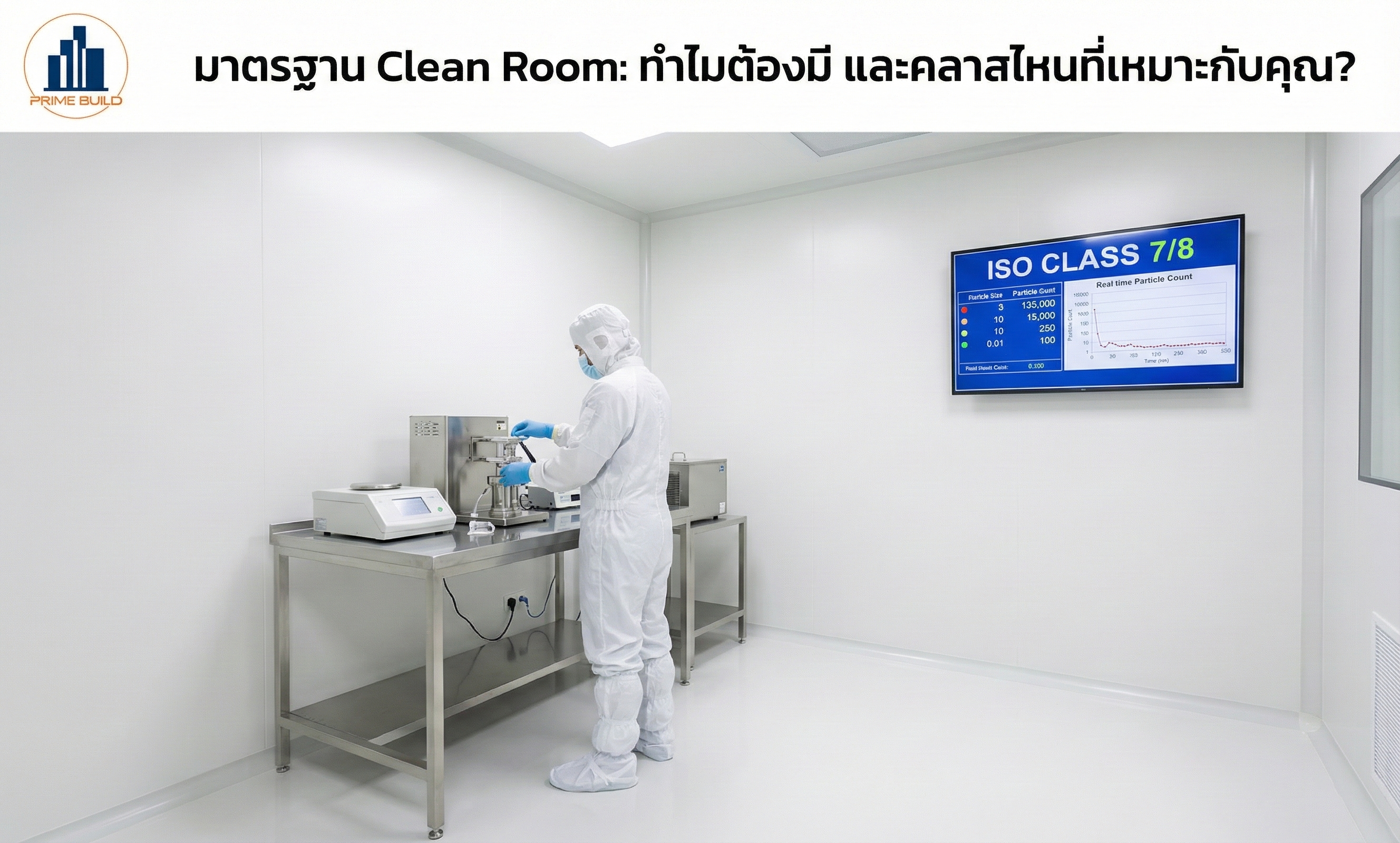 มาตรฐาน Clean Room: ทำไมต้องมี และคลาสไหนที่เหมาะกับคุณ?